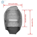 Leather Driver Seat Cover for Ford F250 F350 (2001–2007) Flint Gray