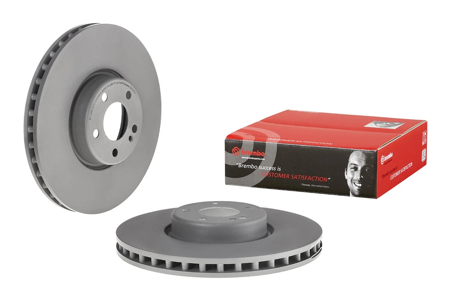 Brembo Front PVT Co-Cast 342mm Brake Disc Rotor for MB W213 A238 C238 X253 C253