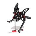 Adjustable Rearsets Footrest Kit for Yamaha MT-07 FZ-07 (2014–2023) Black
