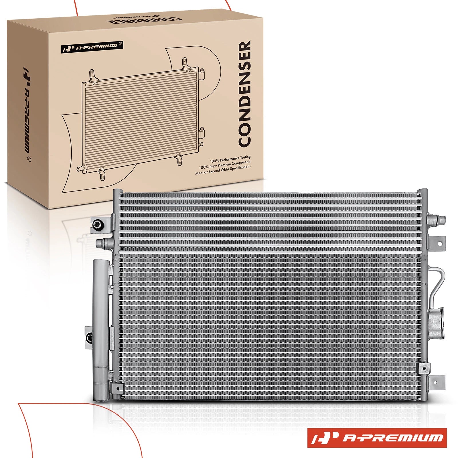 A/C Condenser with Receiver Drier for Jeep Cherokee (2019–2021)