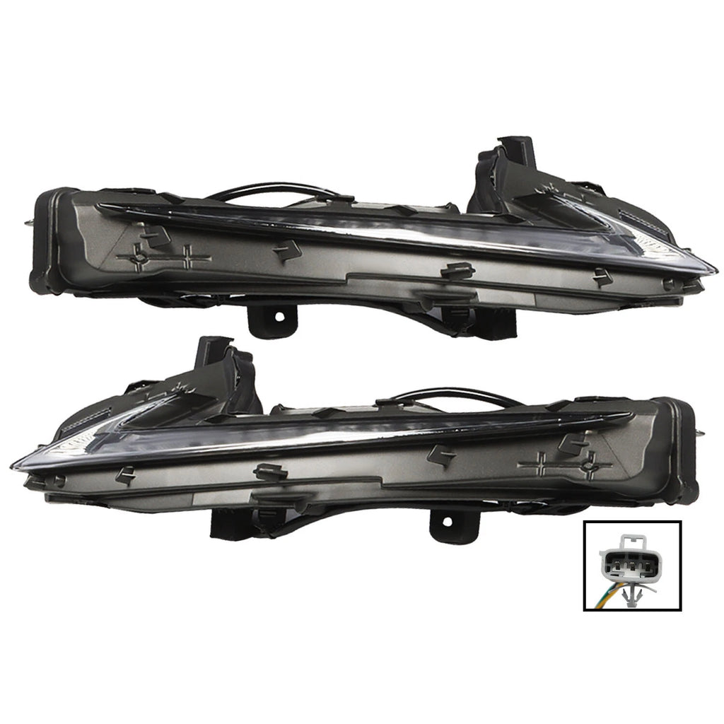 2X Daytime Running Light Lamp for Lexus IS250 IS300 IS200t (2014–2016)