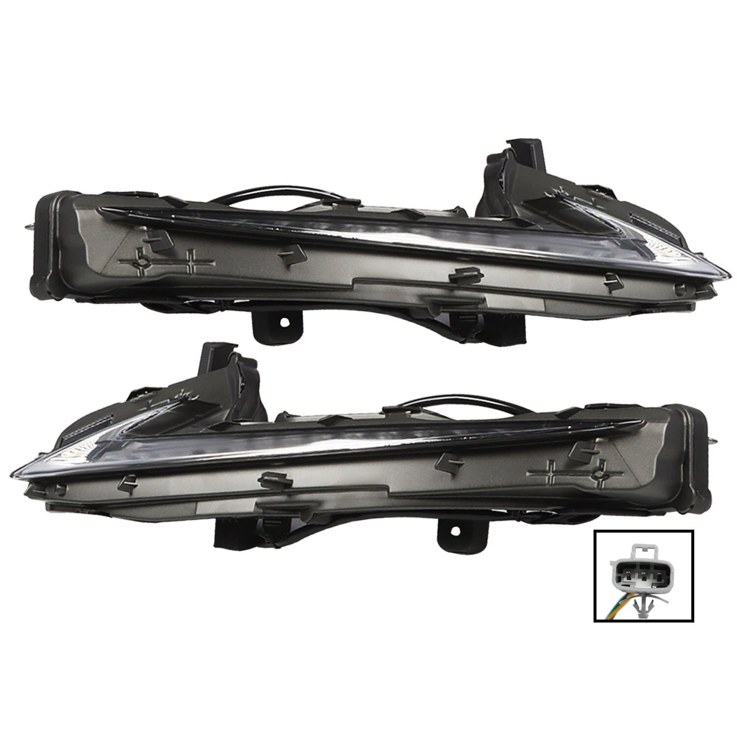 2X Daytime Running Light Lamp for Lexus IS250 IS300 IS200t (2014–2016)