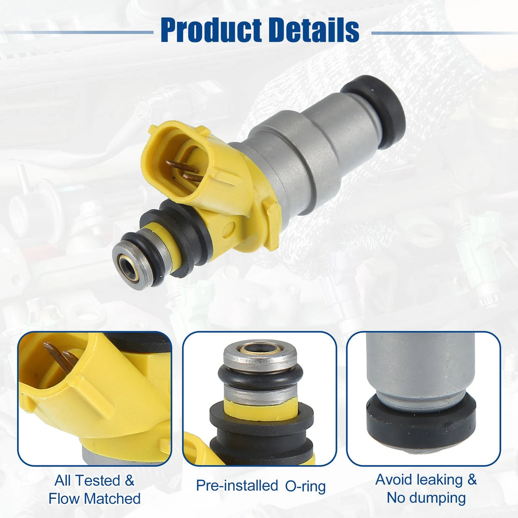 6X Fuel Injector Nozzle for Toyota Supra 3.0L (1986–1988)