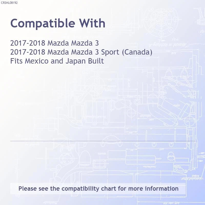 Replacement Passenger Side Halogen Headlight Lens Housing for Acura MDX (2007–2013)