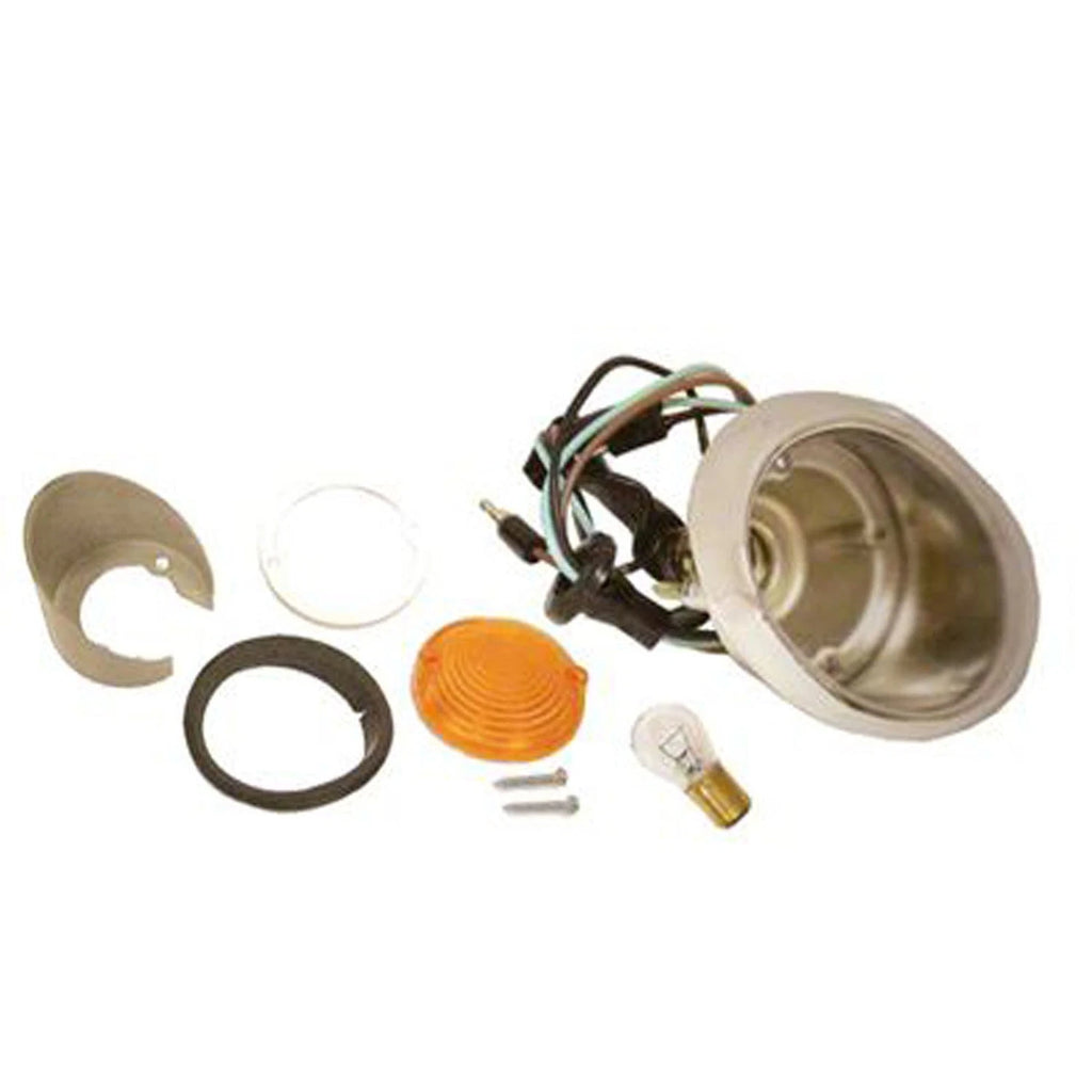 Passenger Side Amber Park Light Complete Assembly Replacement for Toyota (2010–2016)