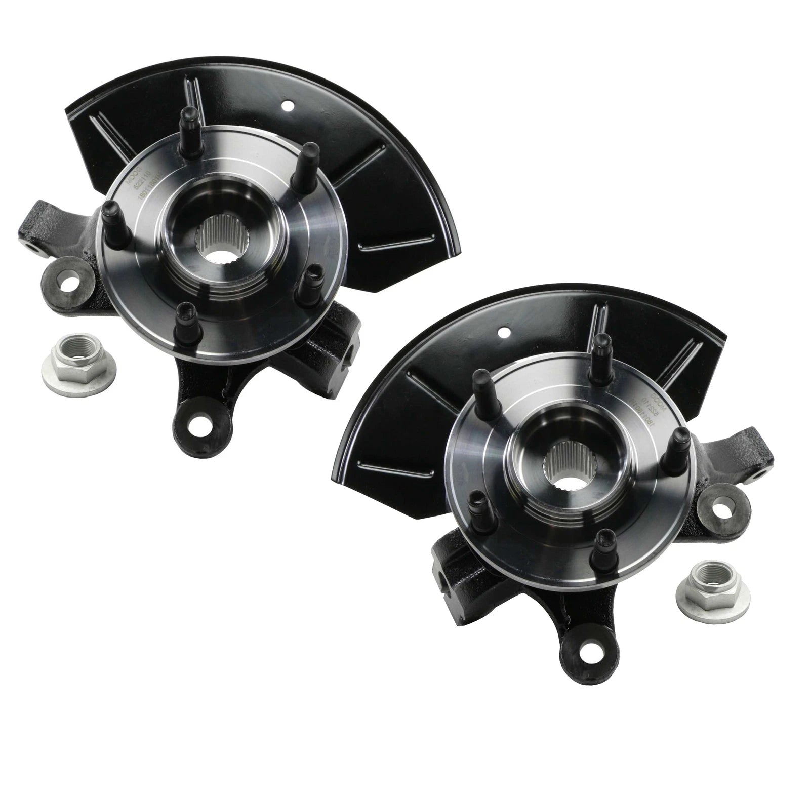 Set of 2 Suspension Knuckle Assemblies for Ford Mazda (Moog)