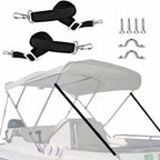 Marine Top Straps for Boat Awning (Adjustable Length, Snap Hook)
