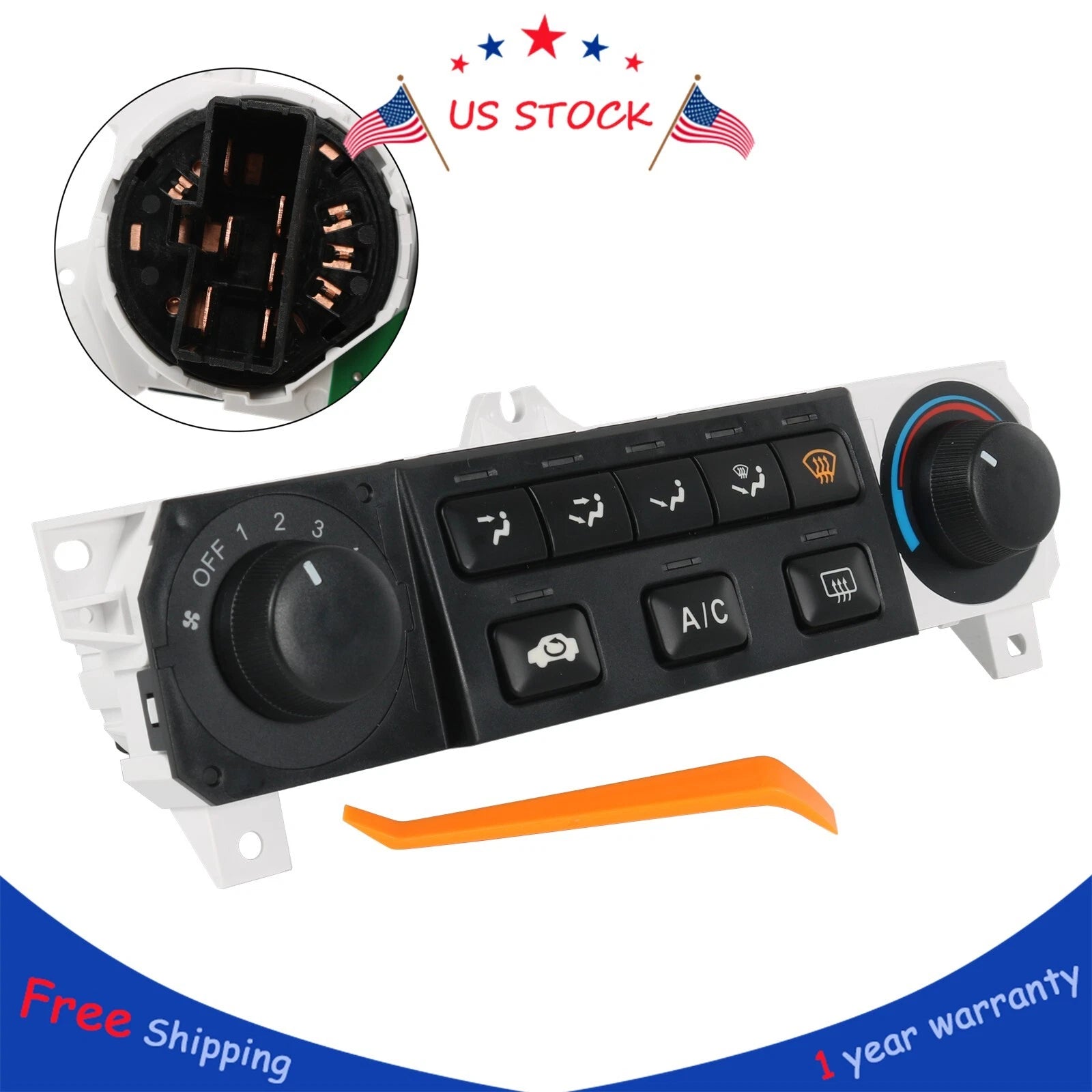 A/C Heater Climate Control Module for Honda Accord (1998–2000) & Odyssey (1999–2004)
