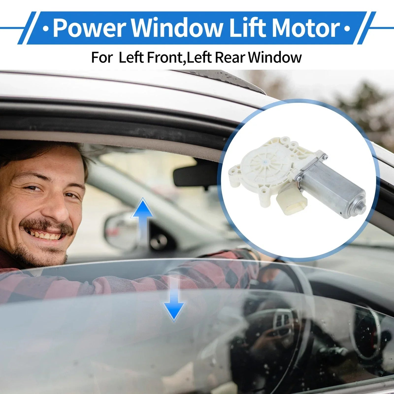 L6 Power Window Regulator Lift Motor for BMW X5 (2007-2013)