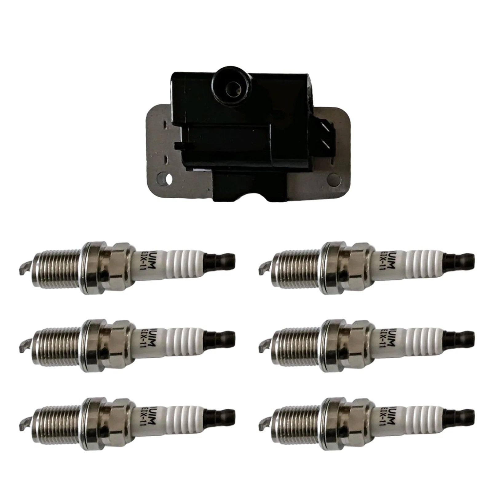 Ignition Coil & 6 Iridium Spark Plug Kit for Nissan Frontier (1999–2004)