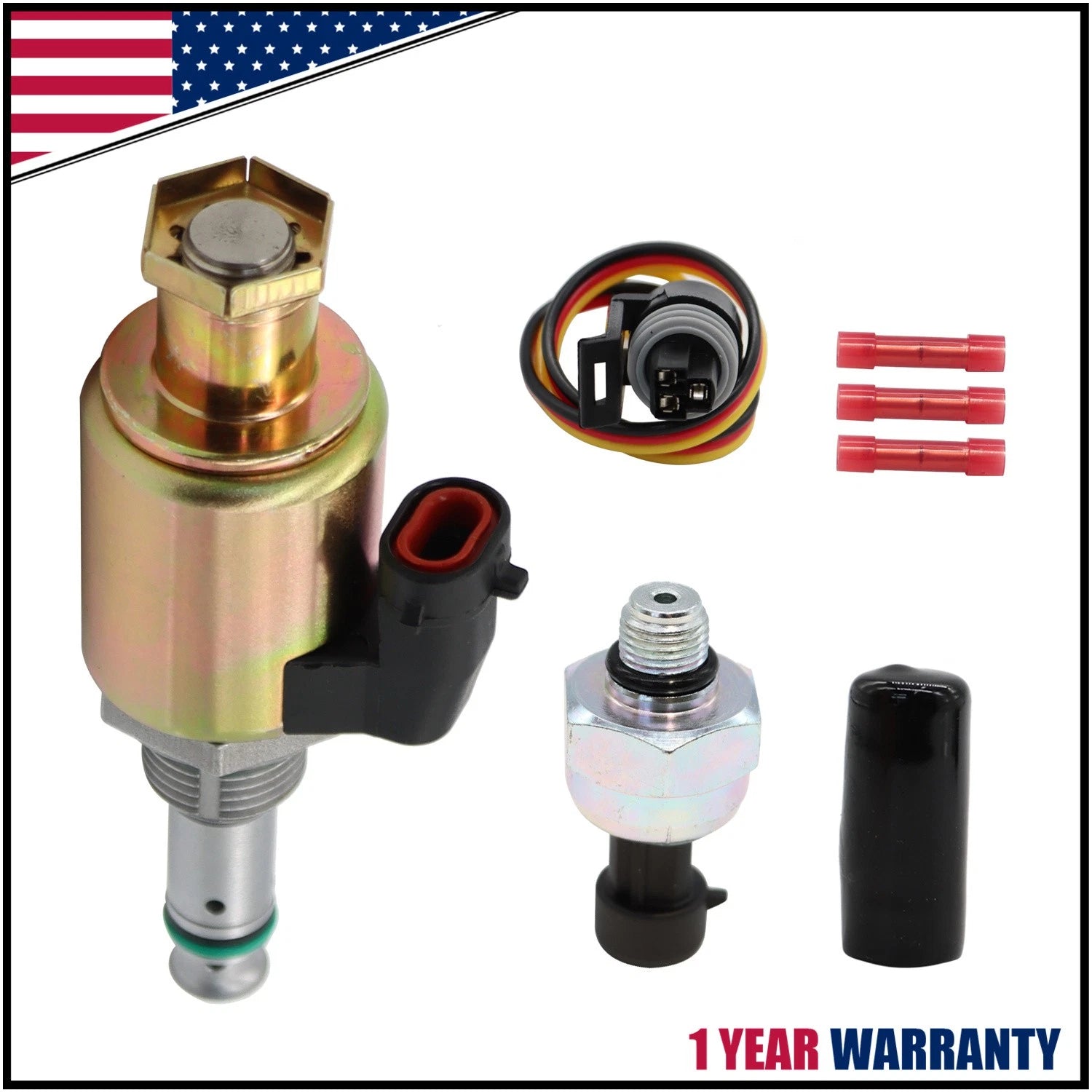 IPR ICP Fuel Pressure Regulator Sensor Valve for Ford 7.3L (1995–2003) F81Z9C968AB