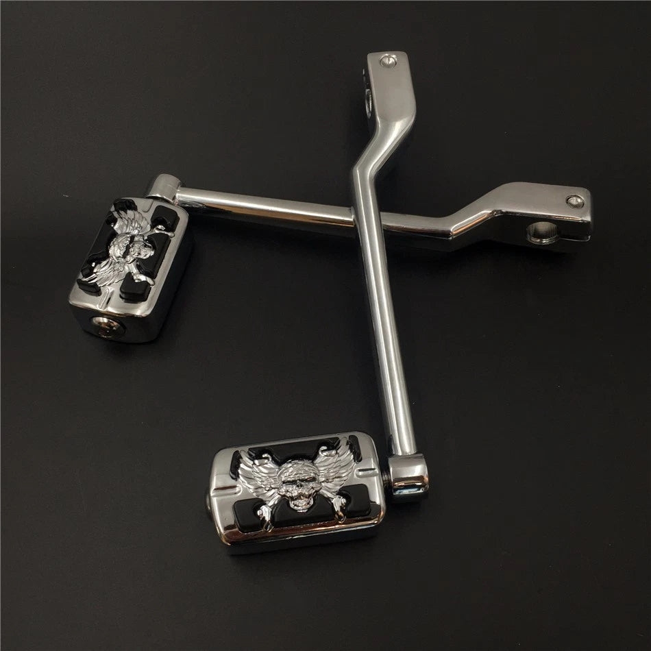 2PC Toe Shift Lever Foot Peg for Harley-Davidson FL Softail Trike
