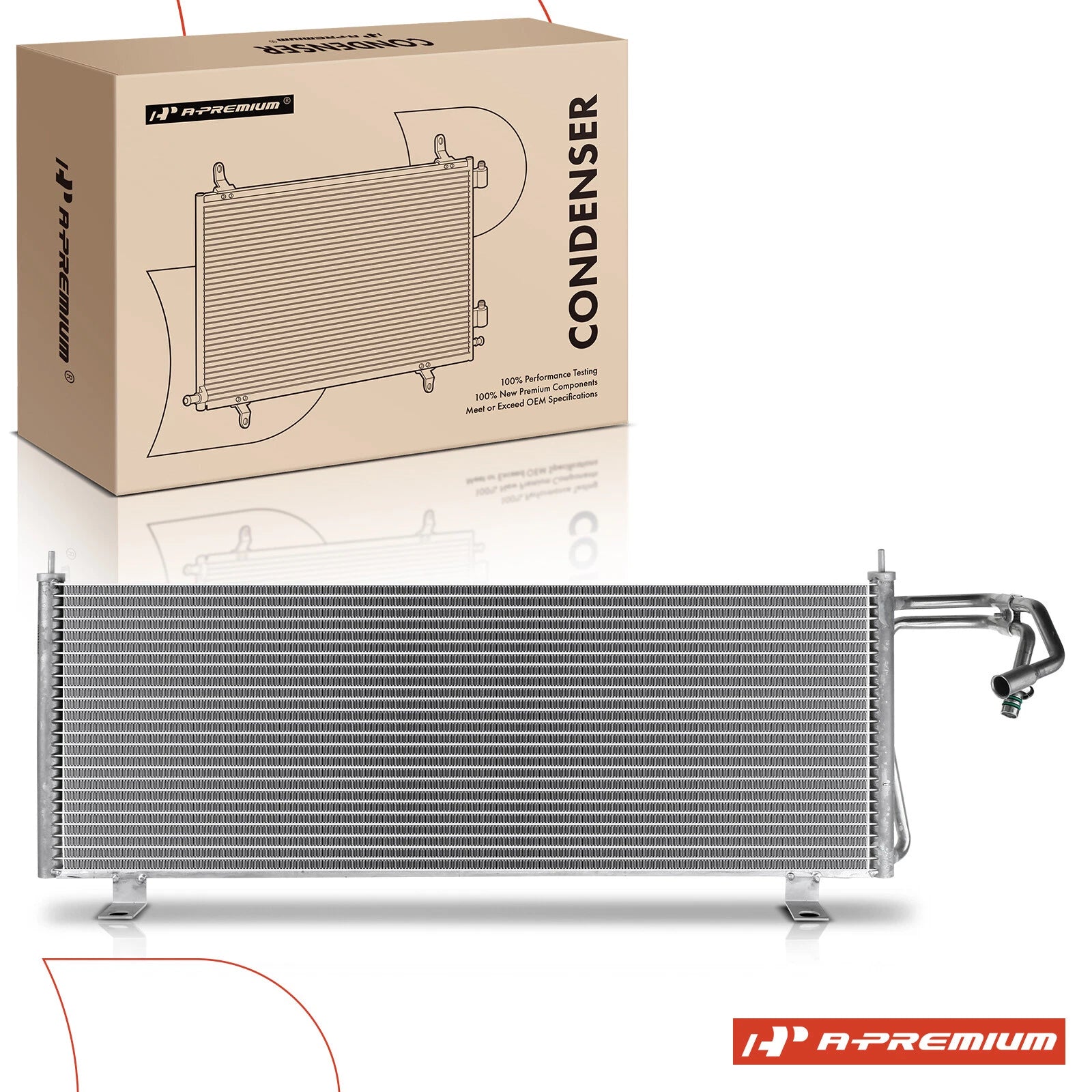 A/C Condenser with Bracket for Jeep Cherokee (1997–2001)