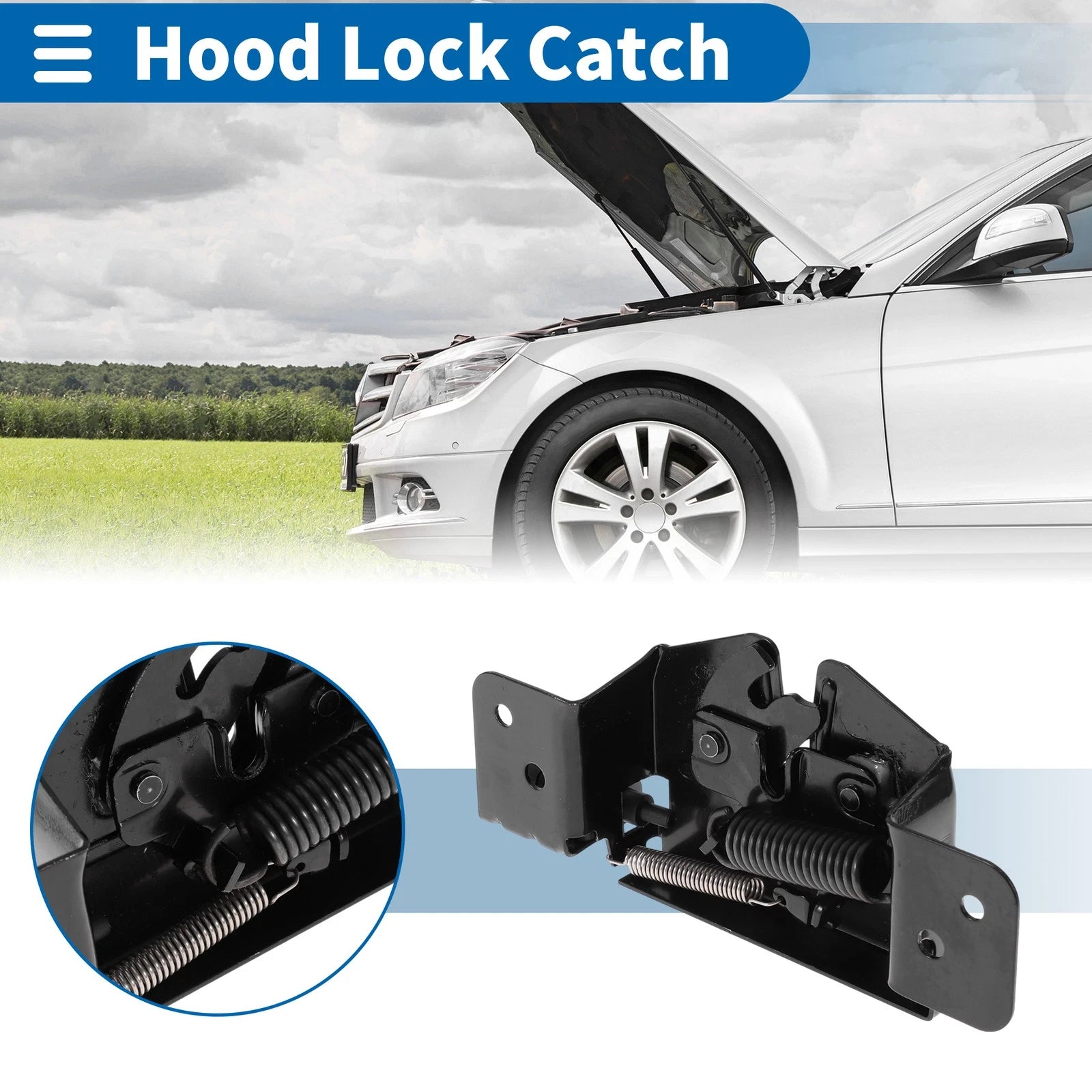 Hood Latch Assembly for Kia Sportage (2017–2022) No. 81130D9000 1 Pc