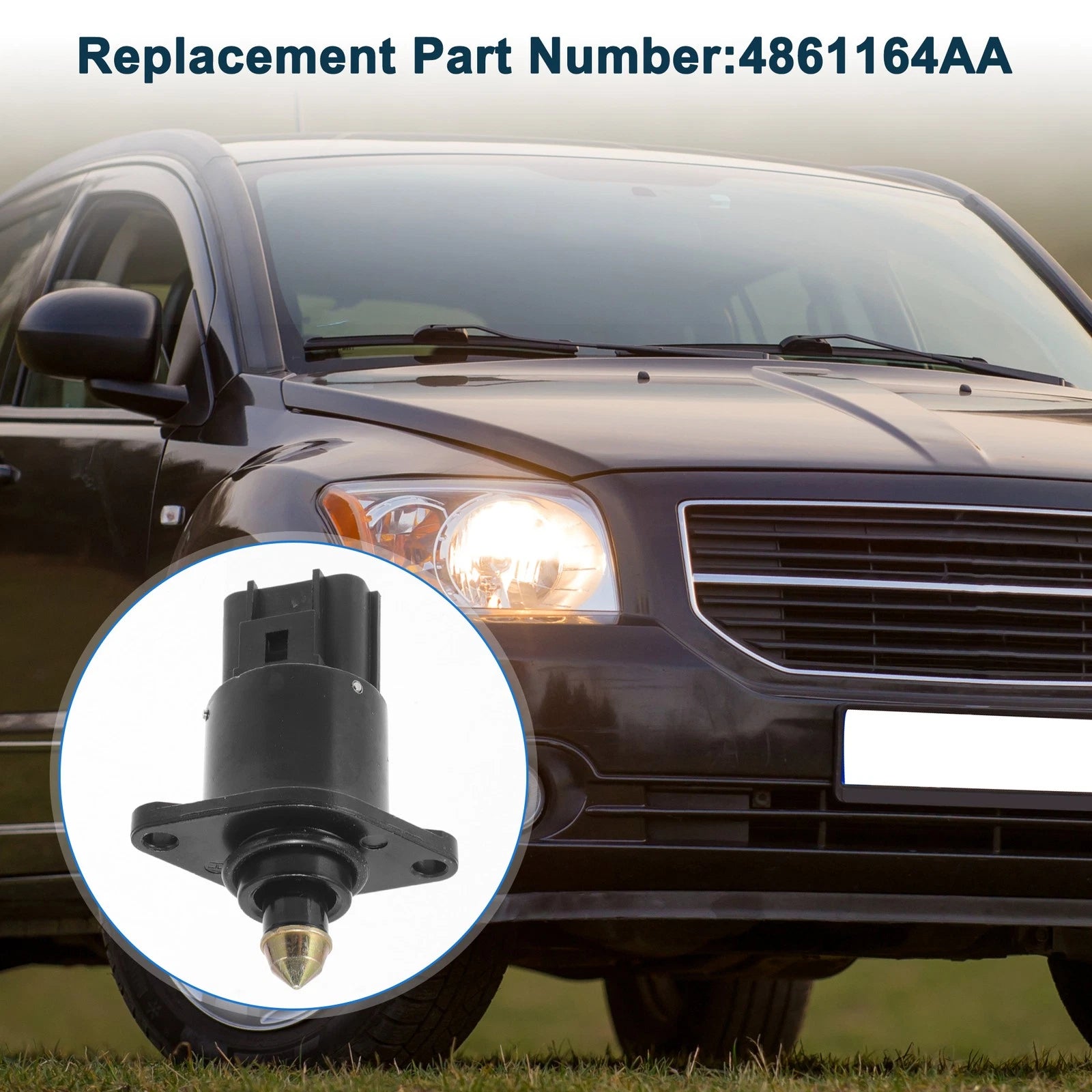 Idle Air Control Valve for Dodge Stratus (1998–2000) No. 4861164AA