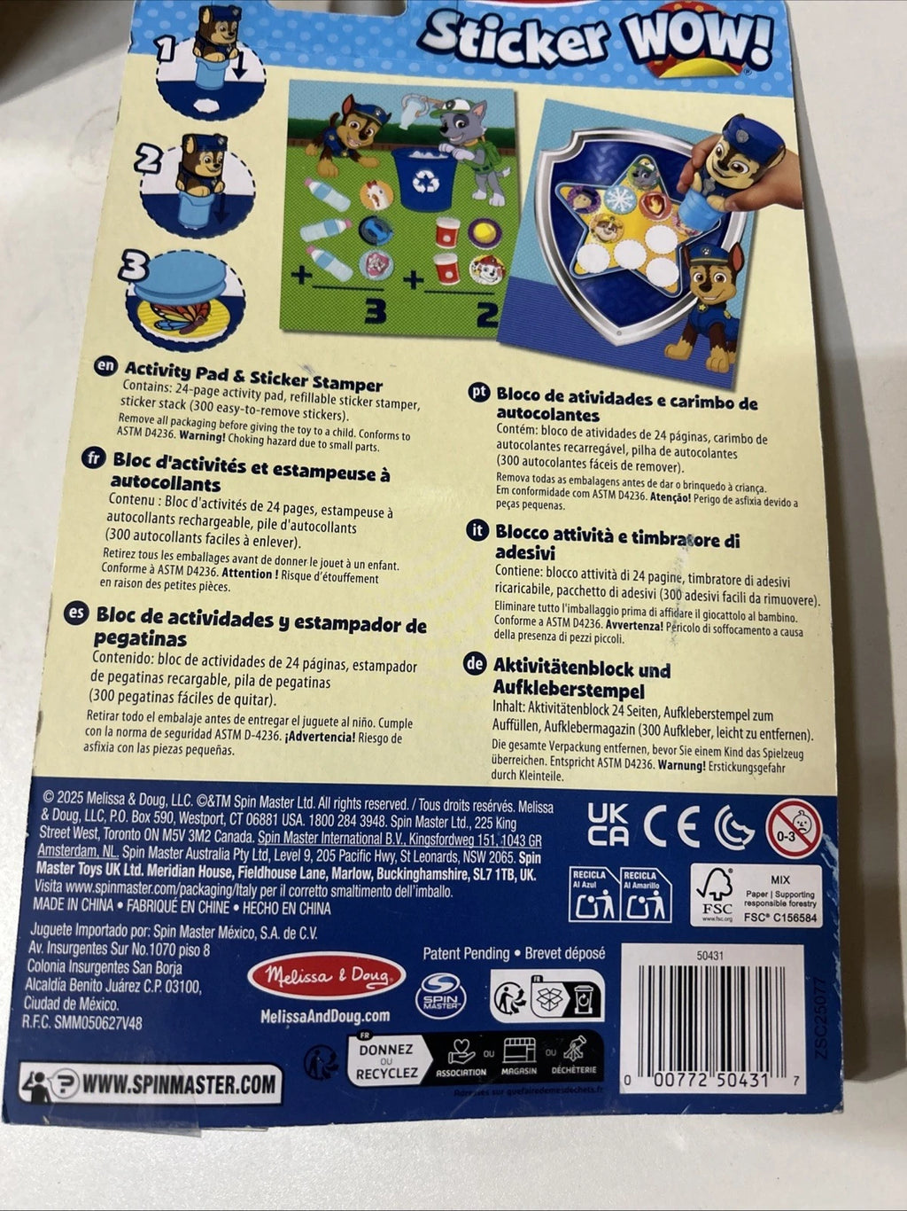 Sticker Wow! Activity Pad & Stamper for Melissa & Doug (No Year)