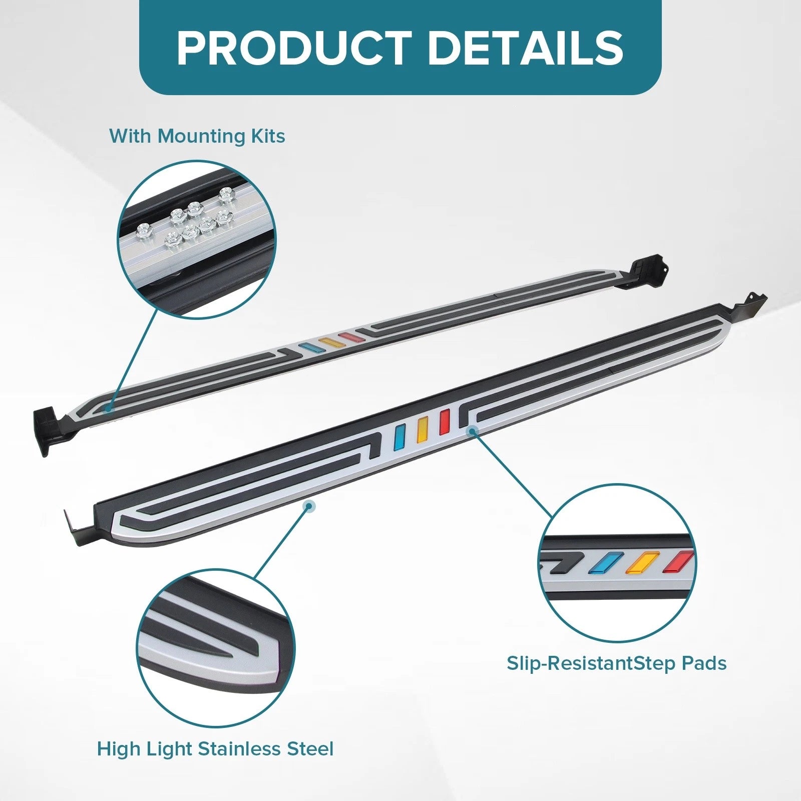 Running Boards Side Steps for Chevy Equinox (2018–2025)