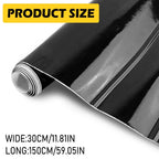 Black Gloss Vinyl Wrap for Car (Self Adhesive, Air Bubble Free)