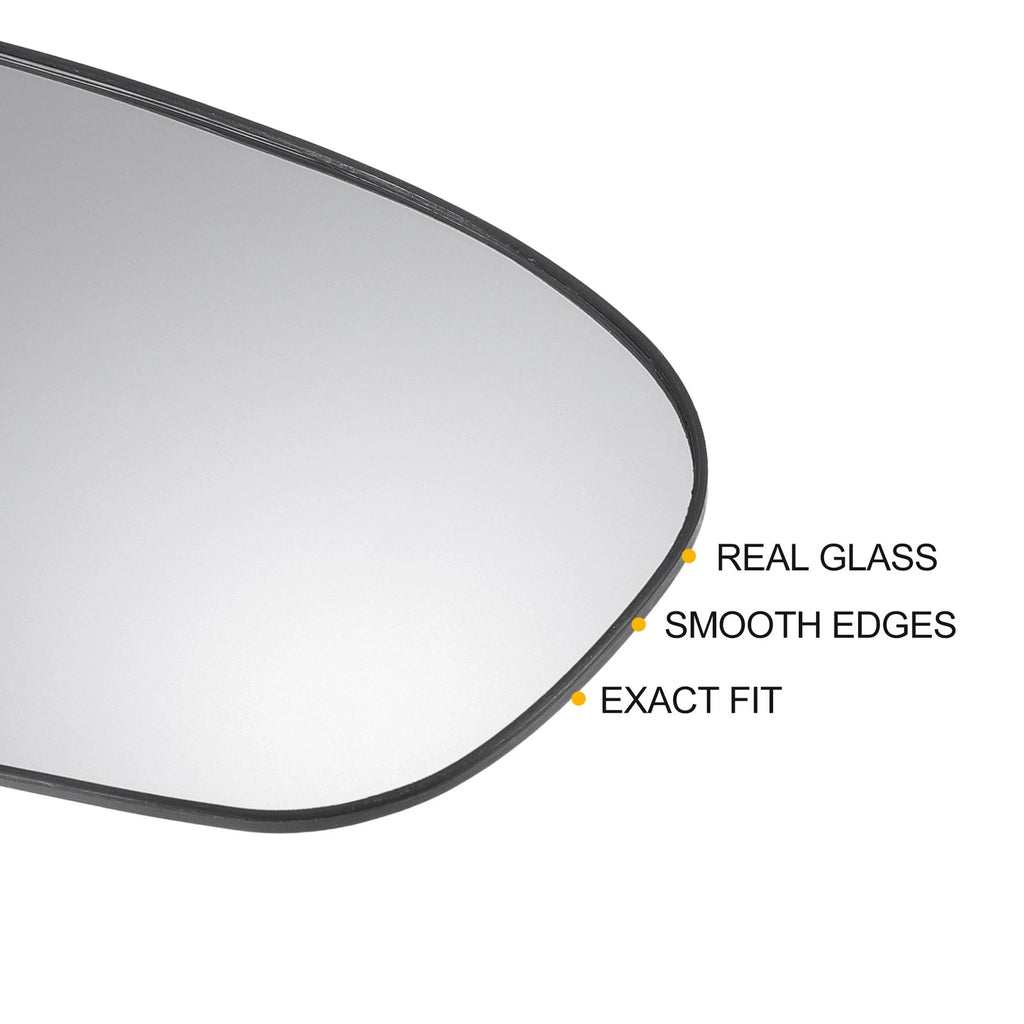 Pair Heated Side Mirror Glass with Backing Plate for Kia Optima 
