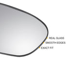 Pair Heated Side Mirror Glass with Backing Plate for Kia Optima 