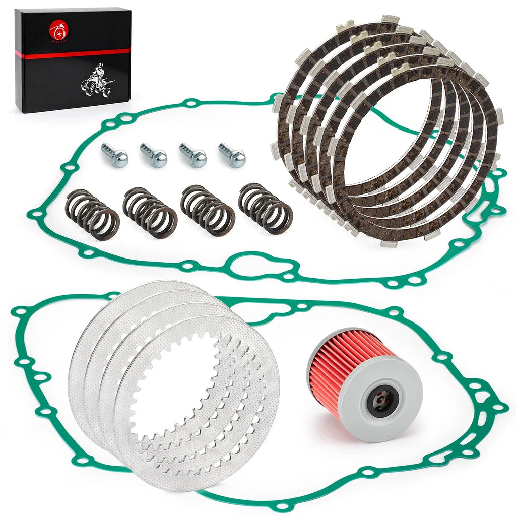 Clutch Friction Plates & Gasket for Kawasaki Bayou 300 KLF300 A/B/C(1986–2005)