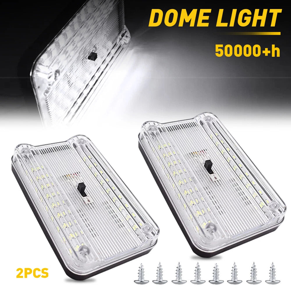 2X 12V 36 LED Car Interior Dome Roof Light for