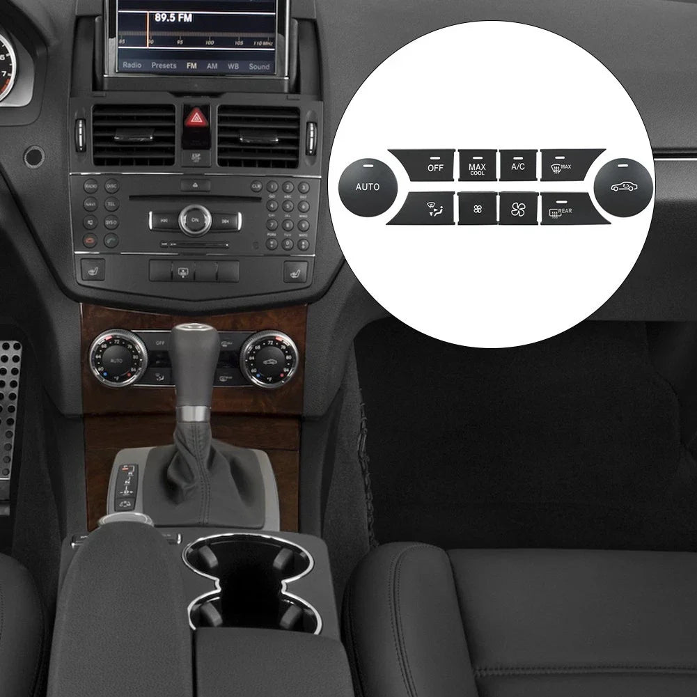 Direct LHD AC Climate Control Switch Button for Mercedes C GLK (2008–2015)