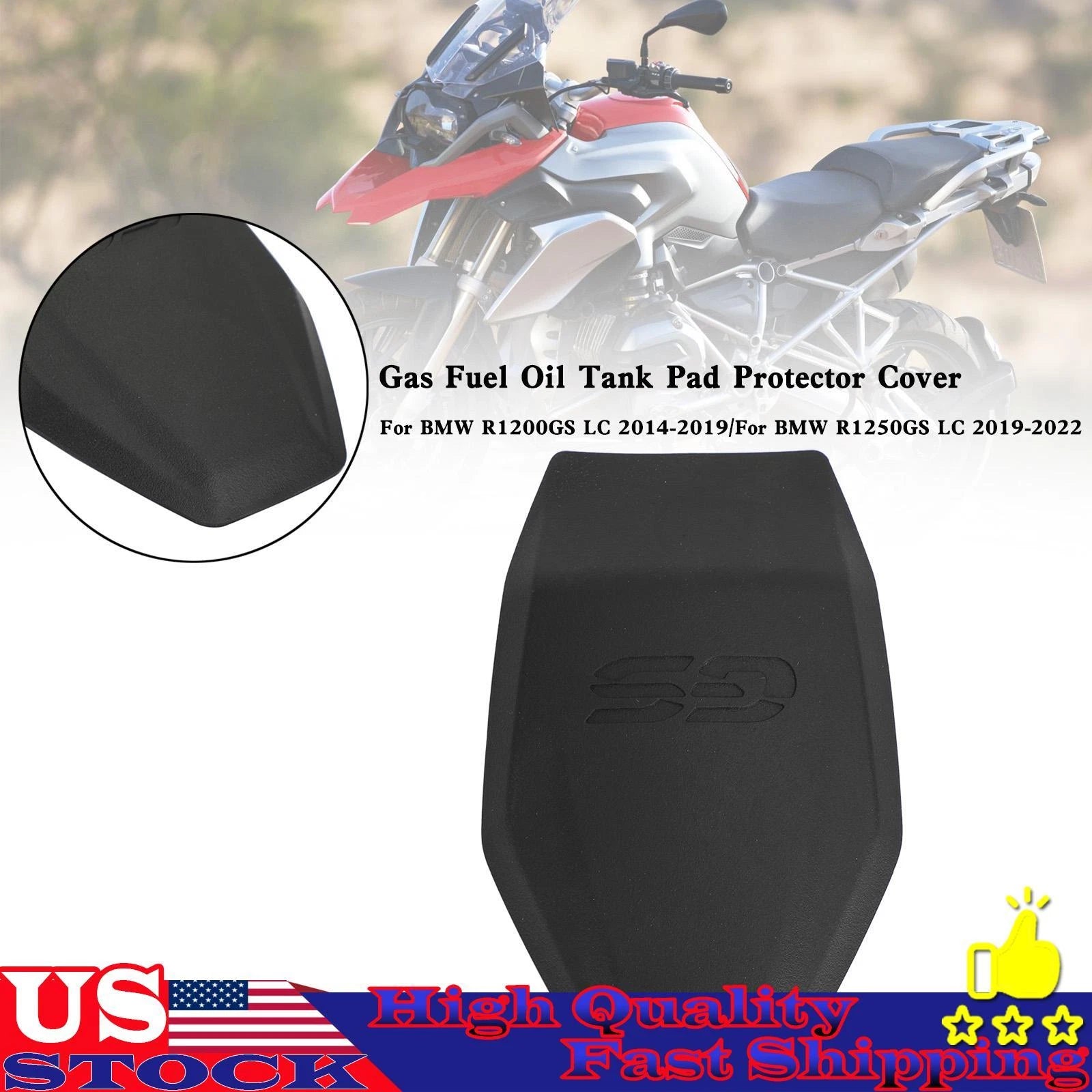 Gas Fuel Oil Tank Pad Protector for BMW R1250GS R1200GS (2014–2022)