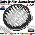 Set of 4 Stainless Steel Turbo Air Screen Guards for T3 T4 T5 Turbocharger
