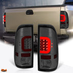 Red 3D LED C-Bar Tail Light Brake/Reverse Lamp for Ford Super Duty (2008–2016)
