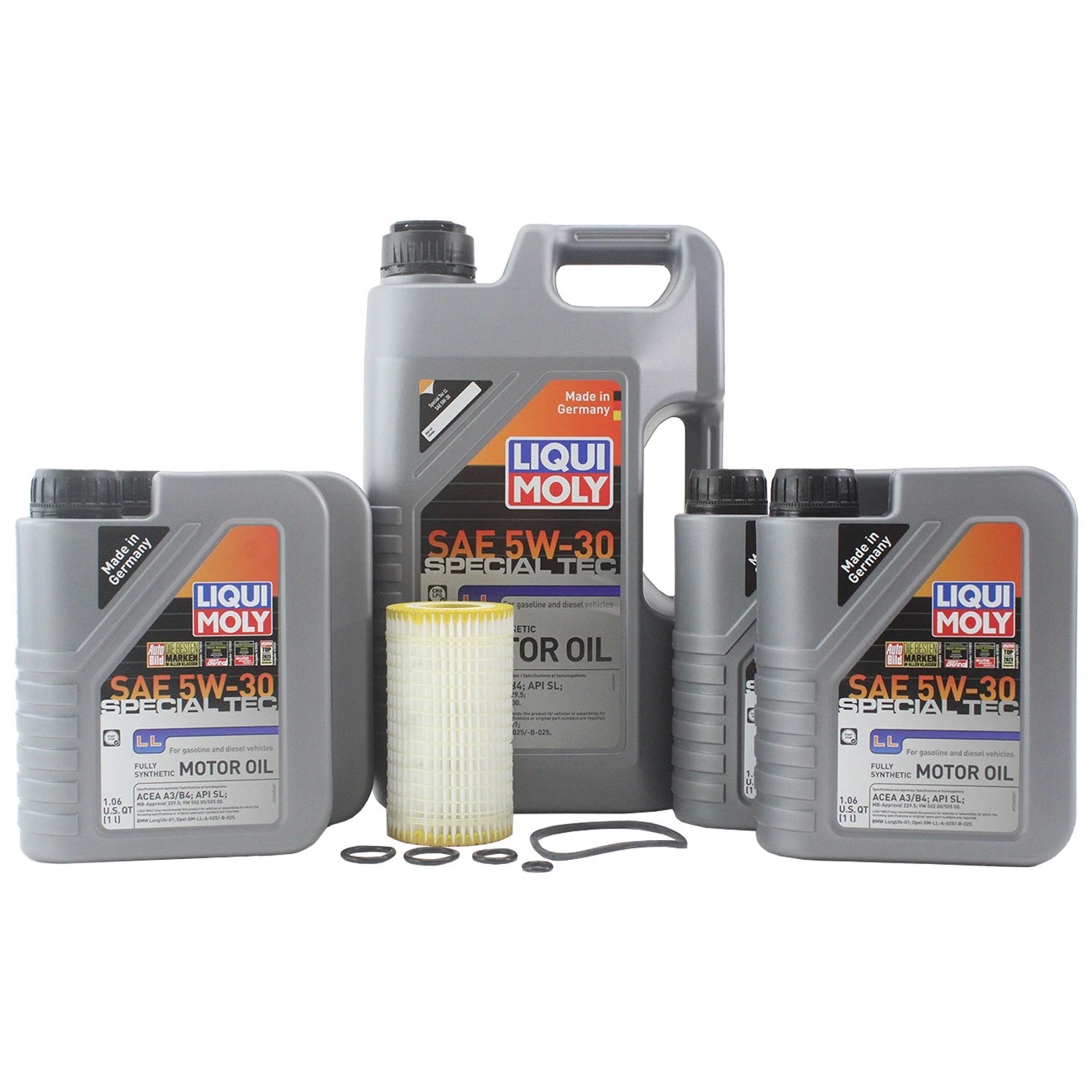 Liqui Moly Special Tec LL 5W30 Oil Change Kit for Mercedes 2.6/3.2L (1994–2005)