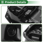 1 Pc Engine Oil Pan MN149374 for Mitsubishi Eclipse (2006–2012) Iron Black
