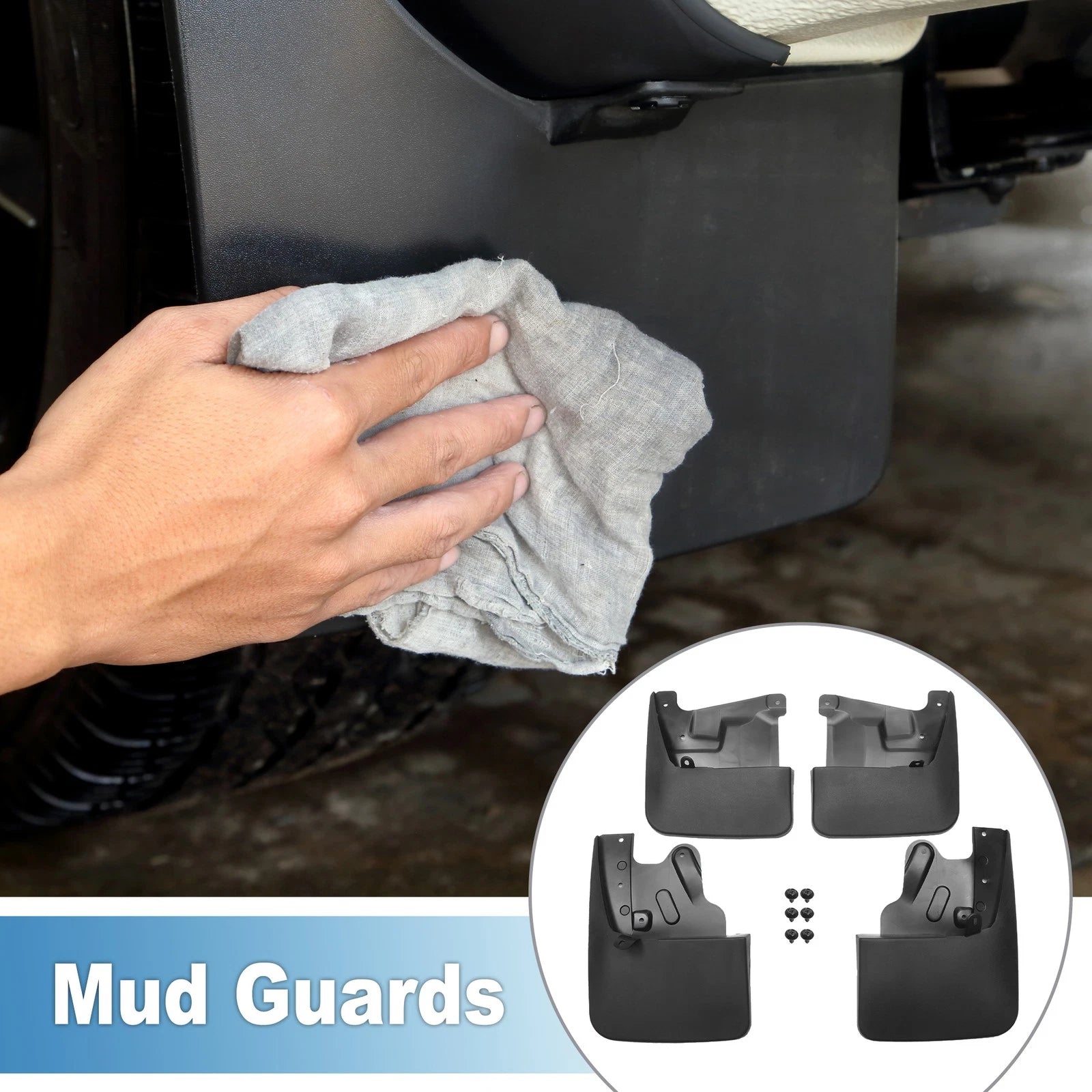Mud Flap Splash Guard for Toyota Tundra (2022–2024)