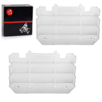 Left + Right Radiator Shrouds Guard Kit for Kawasaki KX125 KX250 (1997–2005)