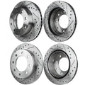 Brake Disc Set for Chevy Silverado 1500 (2004–2005) Drilled and Slotted