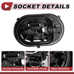 Left Tail Light Socket Wiring for Volkswagen Tiguan 5N (2008–2017)