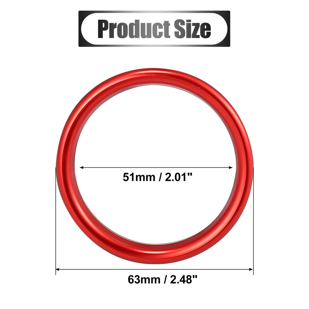 Set of 4 Air Condition Vent Ring Decoration Covers for Audi A3 (2013–2021)