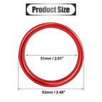 Set of 4 Air Condition Vent Ring Decoration Covers for Audi A3 (2013–2021)
