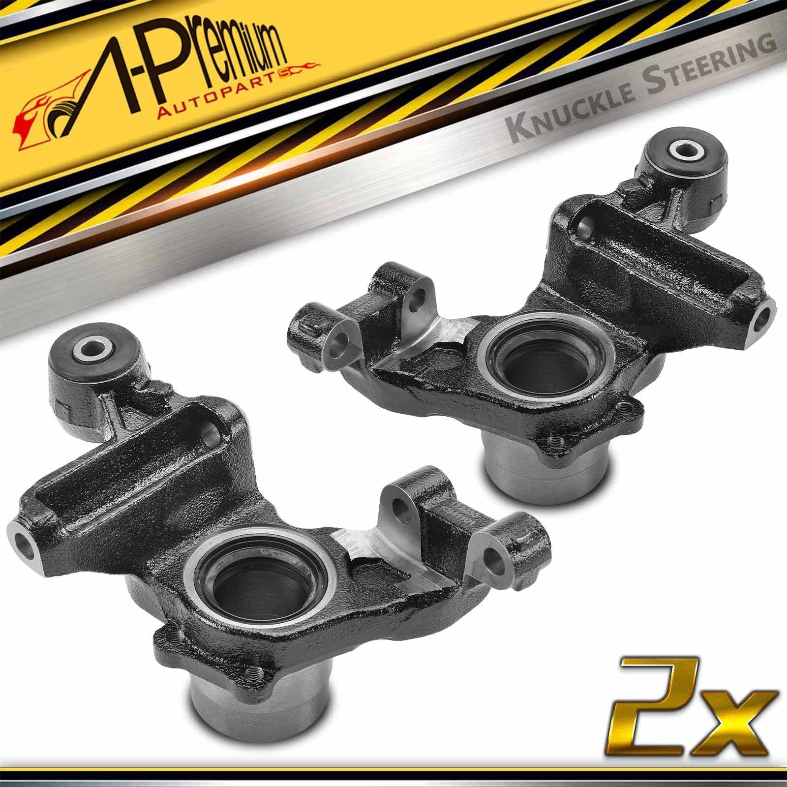 Pair Rear Steering Knuckles for Subaru Forester (1998–2001) Impreza Legacy