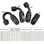 6AN Stainless Steel Nylon Braided Oil Fuel Line Kit for Universal Applications