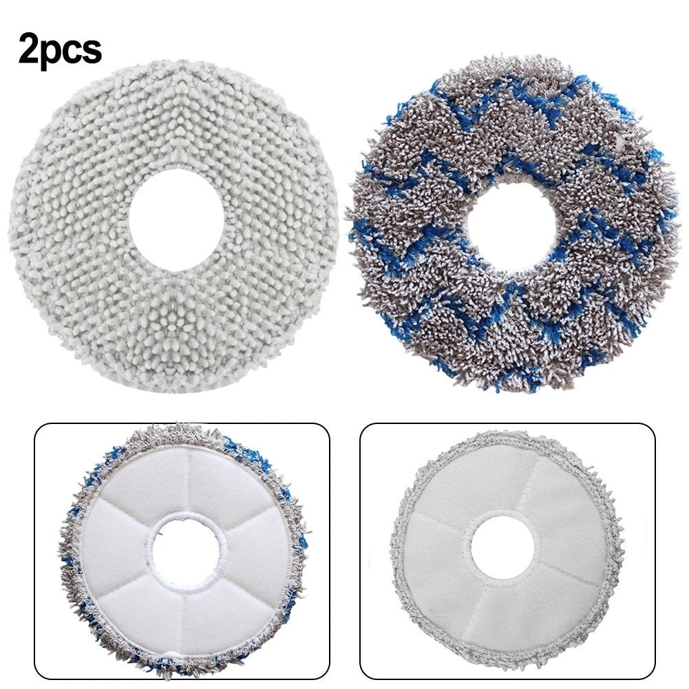 2X Mop Cloth Pads for Dream me W10s, W10s Pro Cleaning Robot