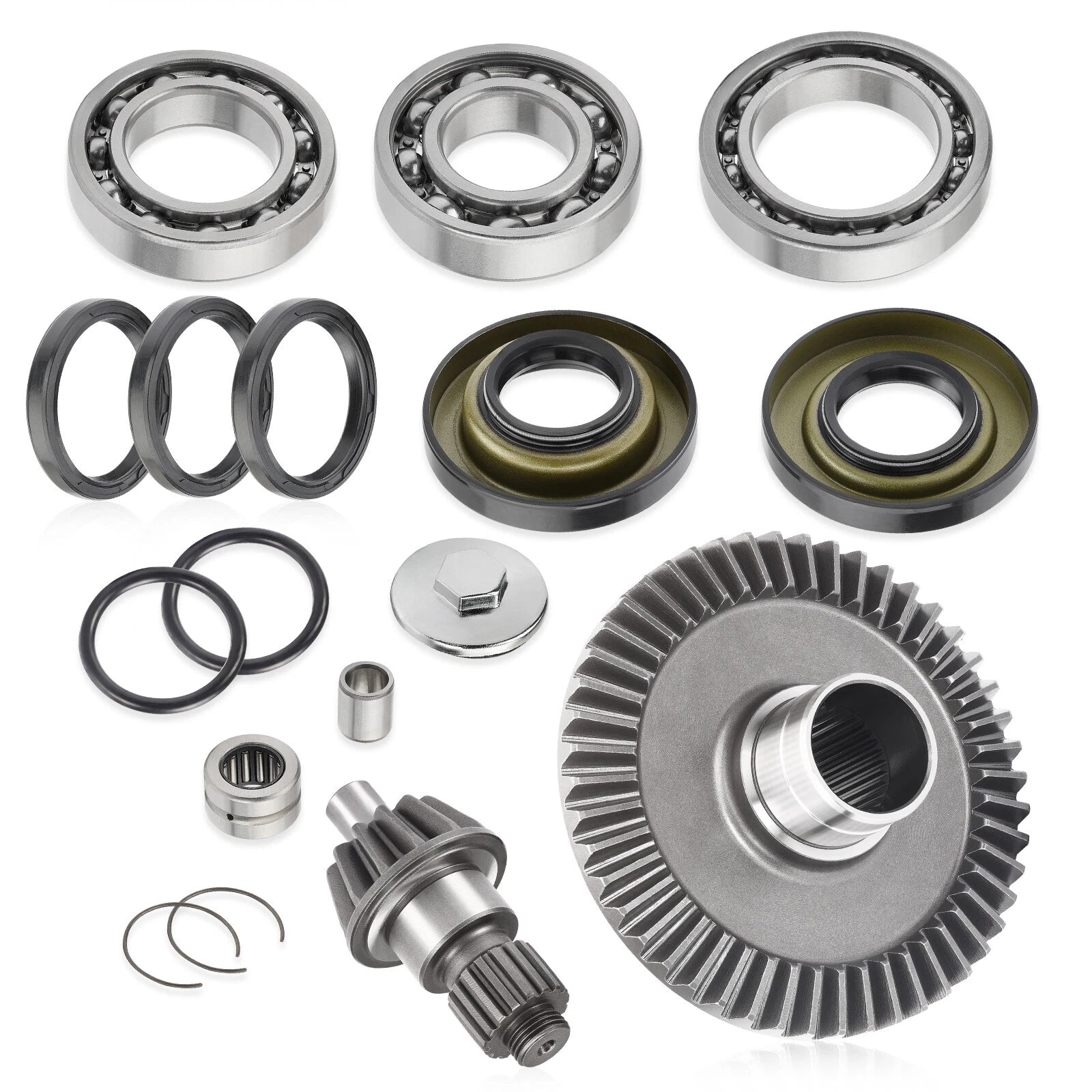 Rear Differential Rebuild w/ Gear Kit for Honda Recon 250 TRX250 (1997–2023)