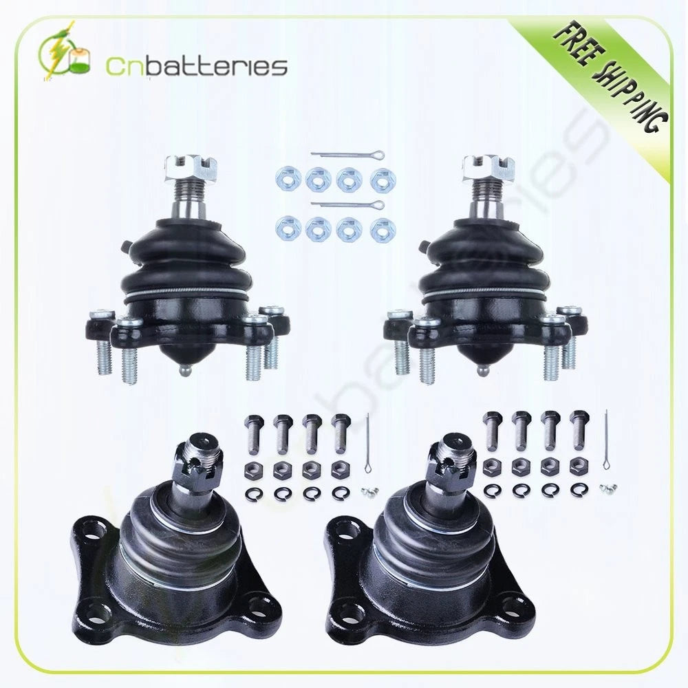 Set of 4 Front Upper & Lower Ball Joints for Toyota T100 4Runner (1995–2002)