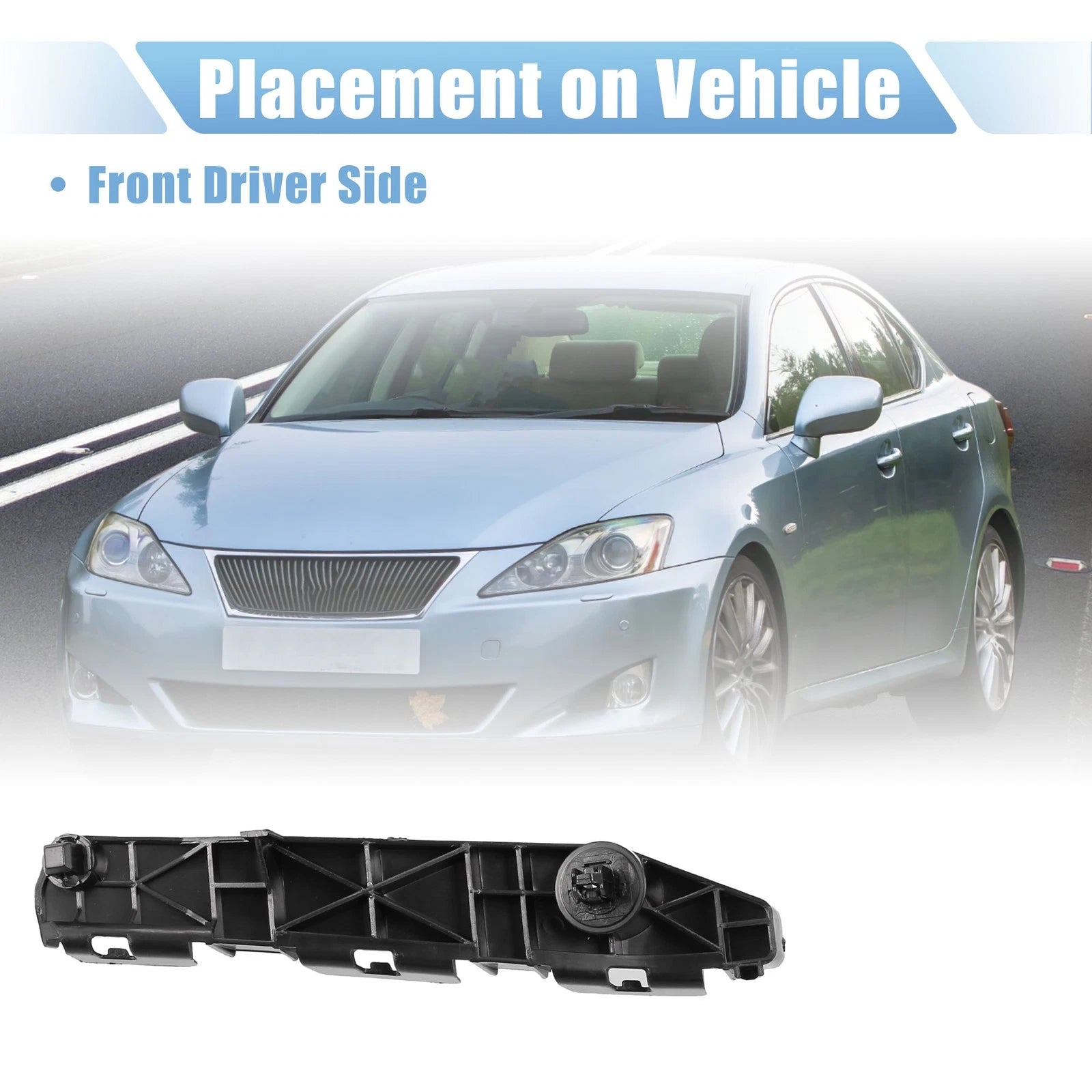 Bumper Bracket Side Retainer for Lexus IS 250 (2006–2012) No. 5253653011