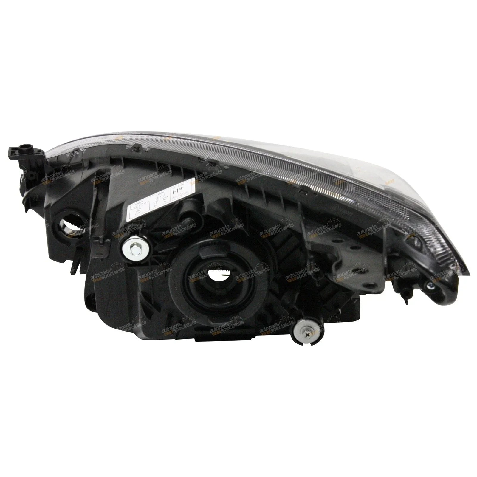 RH Black Headlight for Mazda 2 (2007-2014) Right