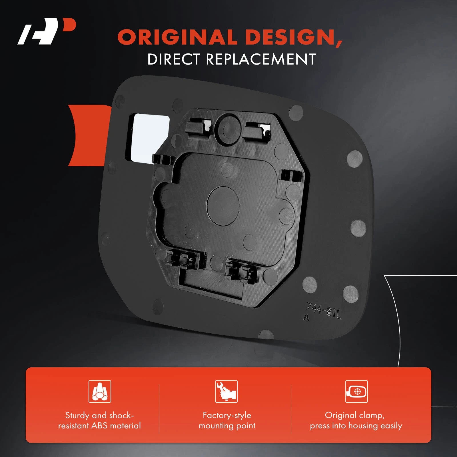 Driver Manual Mirror Glass for Mitsubishi Mirage G4 (2017–2023)
