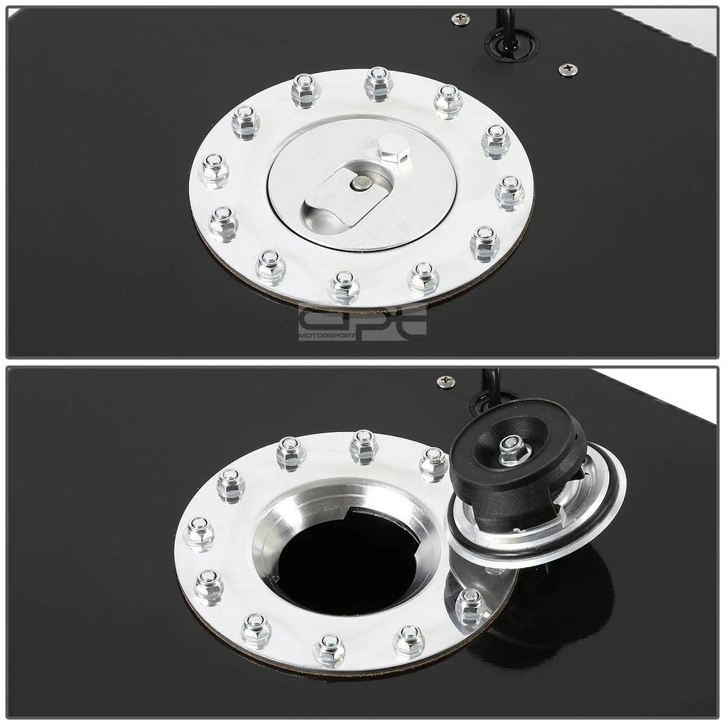 8 Gallon Lightweight Black Coat Aluminum Race Fuel Cell Tank for Universal
