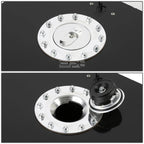 8 Gallon Lightweight Black Coat Aluminum Race Fuel Cell Tank for Universal
