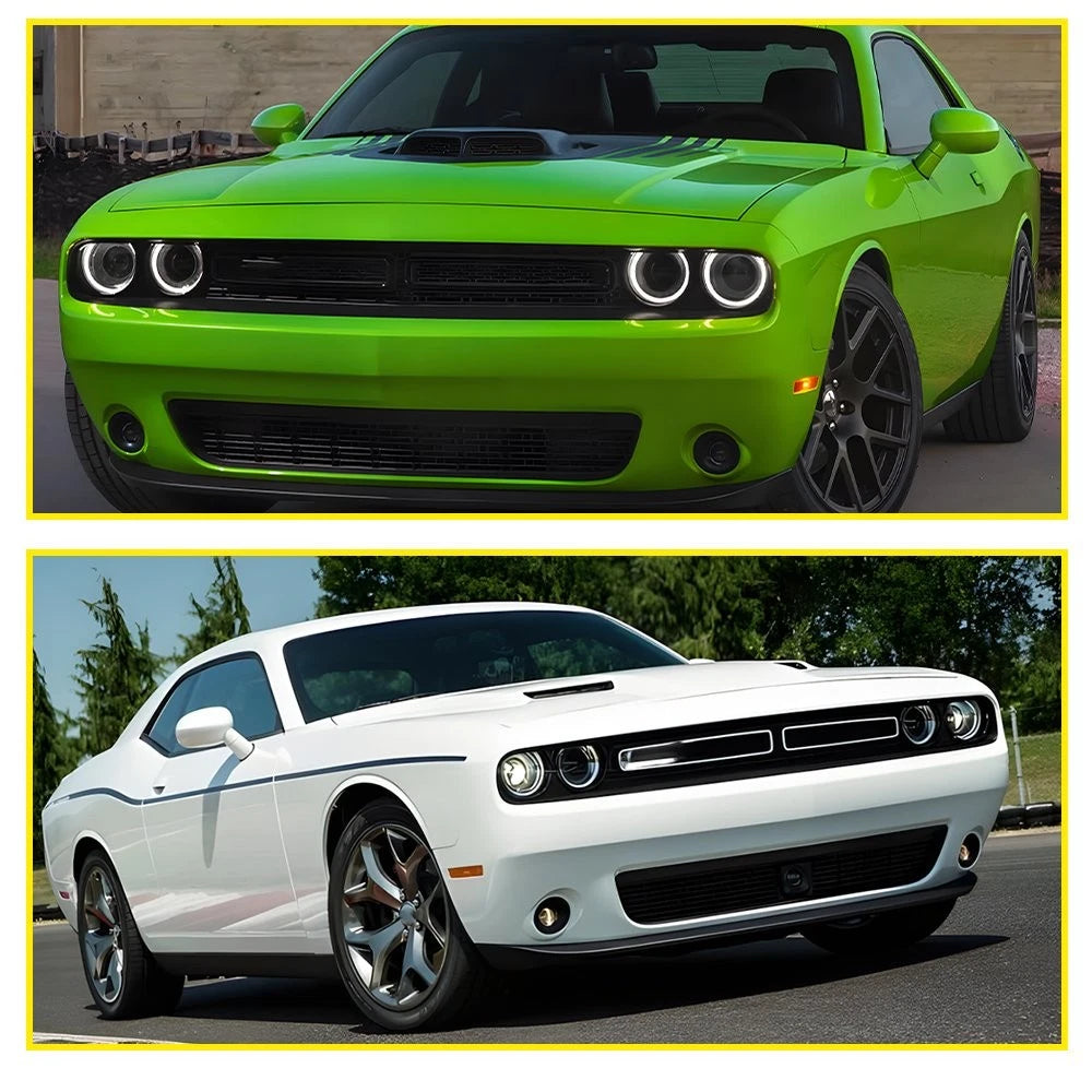 Front Fog Light Lamp Cover Bezels for Dodge Challenger (2015–2023) 68259663AA EPY