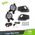 Set of 2 Fog Light Assemblies for Chevy Trax (2017–2019)